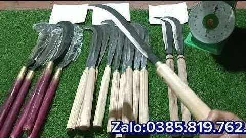 Báo giá trực tiếp 3 mẫu dao quắm phát vườn bãi làm rừng thép nhíp.