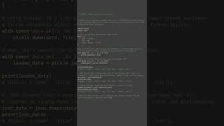 data serialization advanced #python #showcase