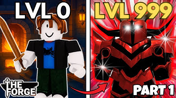 I Crafted the BEST WEAPON in Roblox The Forge.. (Part 1)