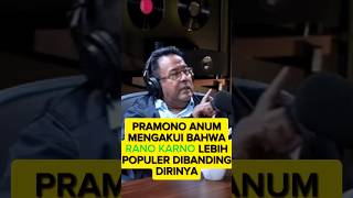 "Pramono Anum: Rano Karno Jauh Lebih Populer dari Saya!"#podcast #closthedoor #ranokarno