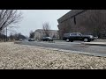 Gopro view of a presidential motorcade from december 2023