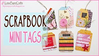 Mini Tags para decorar tu Scrapbook TUTORIAL SCRAPBOOKING | Luisa PaperCrafts