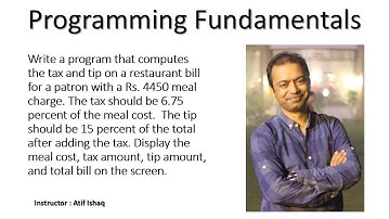 Problem Solution - Resturant Bill | Resturant Bill Computing Program in C++