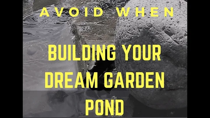 Building Your Garden Pond - Top Mistakes to Avoid