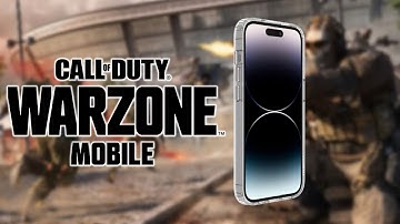 WARZONE MOBILE gameplay on iPhone 14 Pro Max high graphics 90+ fps!