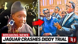Jaguar Wright Crashes Diddy Trial | Walks In With Bryshere Gray TAPES