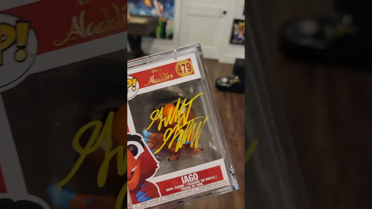 Adding Flash and Iago to the Funko Pop Autograph Display