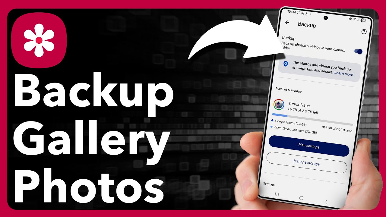 How To Backup Gallery Photos To Google Photos On Android - YouTube