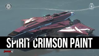 Crusader Spirit - Crimson Paint | Star Citizen