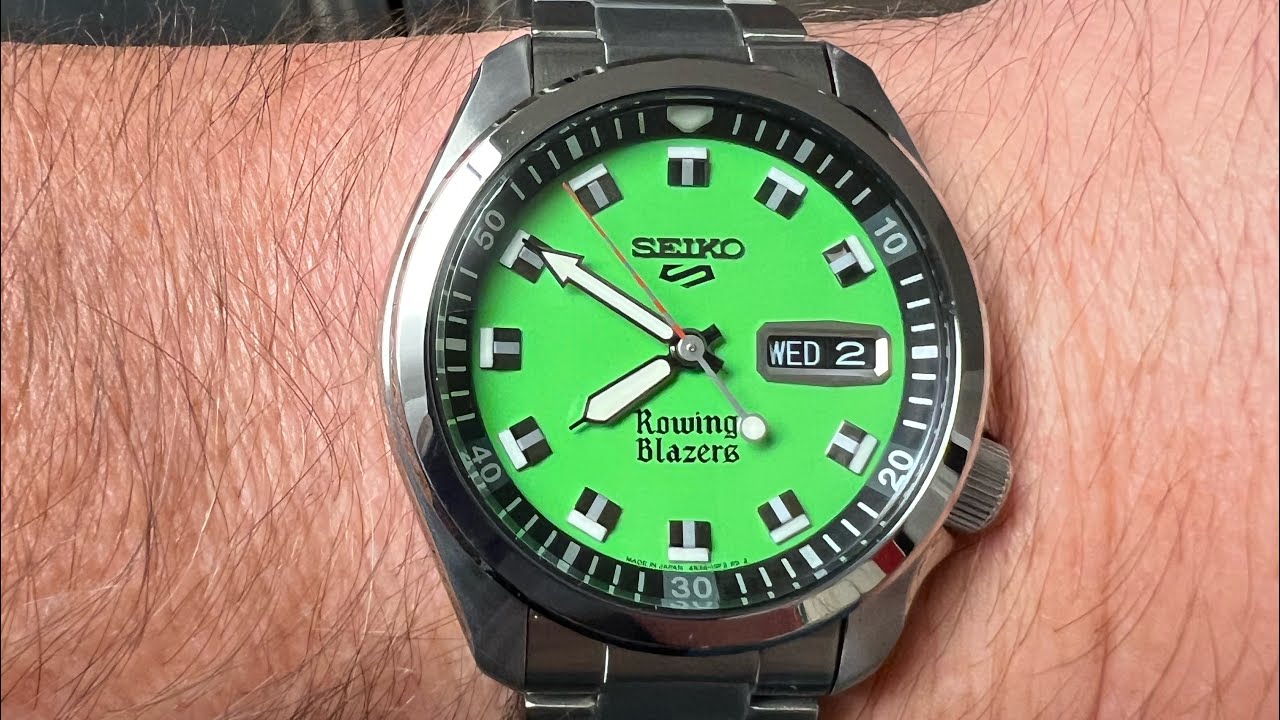 Unboxing: Seiko 5 x Rowing Blazers Limited Edition SRPJ59!! - YouTube