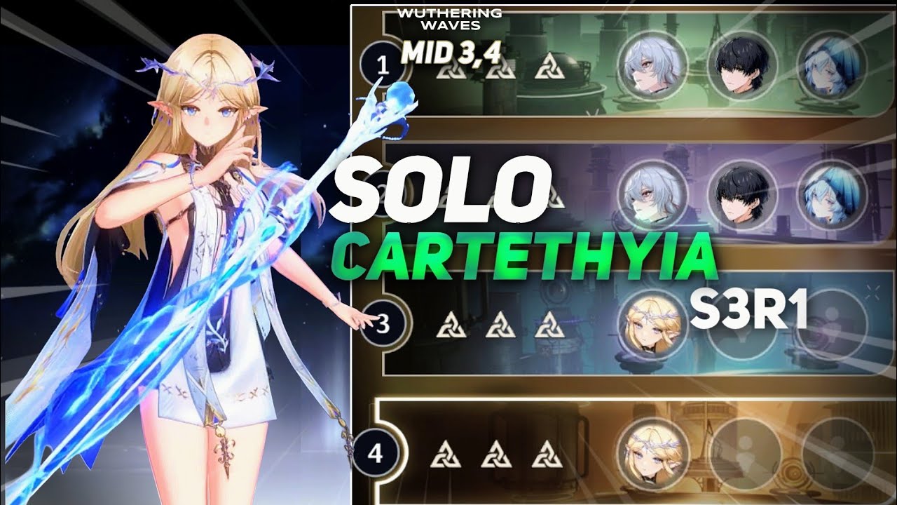 SOLO - S3 CARTETHYIA | Tower of Adversity MIDDLE TOWER toa 3.1 | Wuthering Waves MOBILE