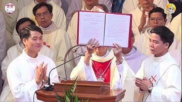 ĐỨC CHA PHÊRÔ NGUYỄN VĂN ĐỆ TRAO SẮC LỆNH CHO 27 TÂN GIÁO XỨ - GIÁO PHẬN THÁI BÌNH NGÀY 18/10/2020