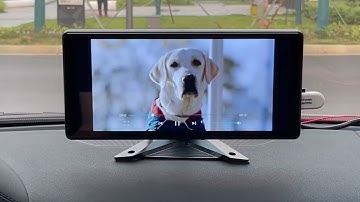 GreenYi 10.36 Inch 4 Channel Split Screen Bluetooth MP5 DVR Monitor with AHD 1080P Backup Camera