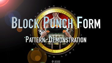 Block Punch Form (Demonstration) American Institute of Kenpo (AIK)