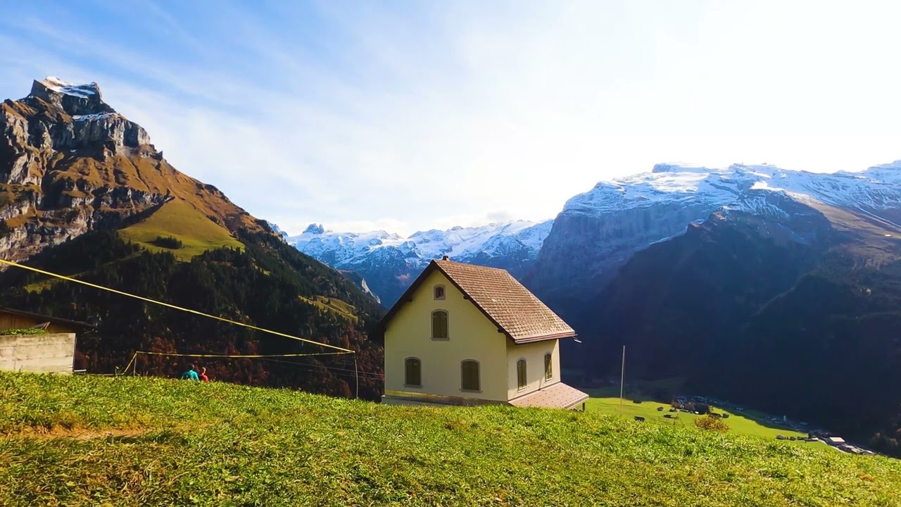 Alpine Serenity: Chalet in the Alps Captured in 4K 🏔️❄️ 