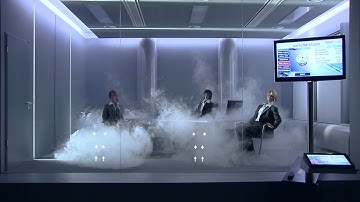 TROX - Visualization of Air Flow - Floor Diffuser