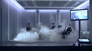 Trox - Visualization Of Air Flow - Floor Diffuser