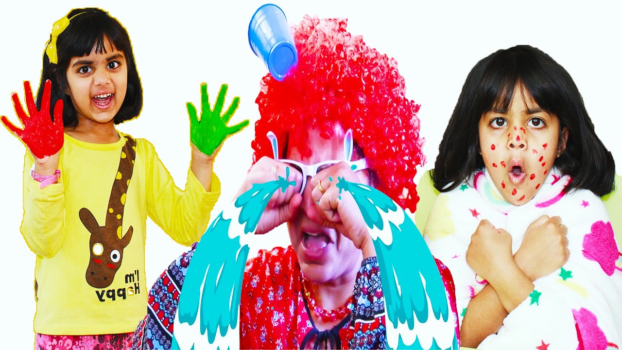 Ashu Pretend Play Sick and Tricks mom and don't Like Nanny Stories for Kids