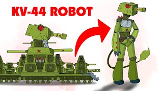 КВ-44 стал роботом? - Мультики про танки