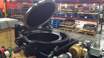 Automated ASME Closure. Pressure Vessels Closures - Pneumatic Powered. Process Piping Doors