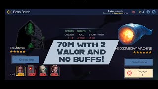 How to hit 70M in 2 valor with no buffs! Star Trek Timelines - FBB Ultra-Nightmare - The Artifact