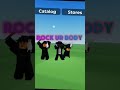 ROCK UR BODY #roblox  #shorts