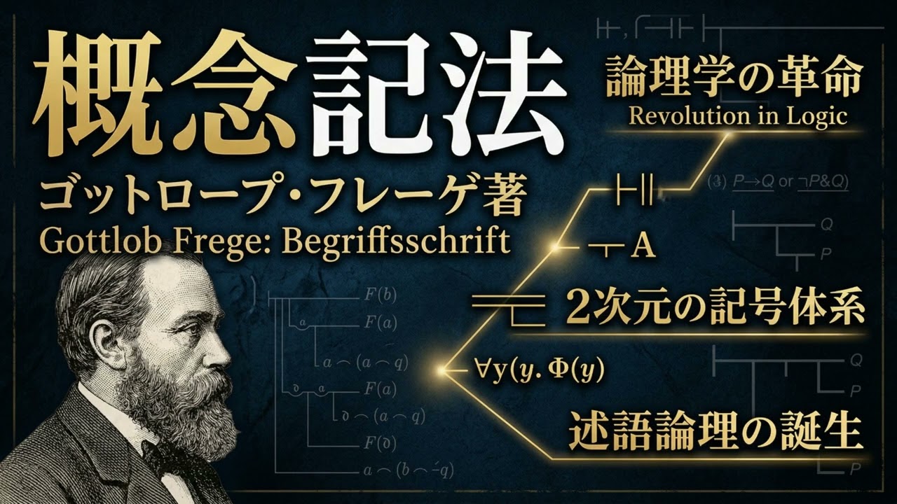 数学を変えた“奇妙な記号”の正体｜フレーゲ『概念記法』 #フレーゲ