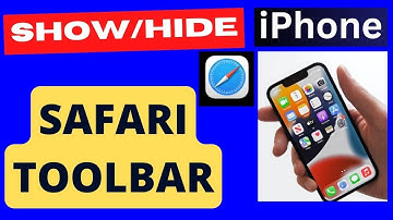 Show or Hide Safari Toolbar on iPhone