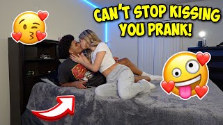 CANT STOP KISSING & HUGGING YOU PRANK ??