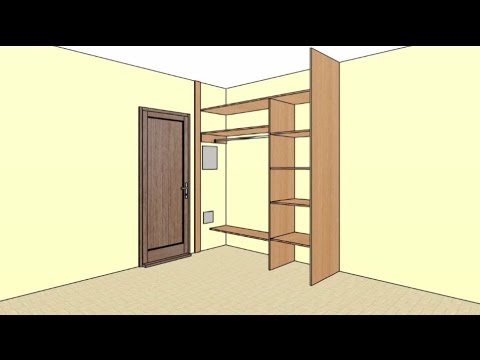 Замер шкафа купе. Проба видеосъемки.