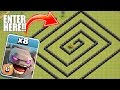 YOU WONT BELIEVE THIS🔸GOLEM MAZE WITHOUT LOOKING🔸Clash of clans troll raids