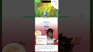 Frigibax com day results #pokemongo #pokemon #shinypokemon #hundo