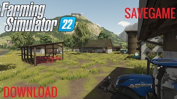 Farming Simulator 22│Erlengrat Savegame│Download 🔥