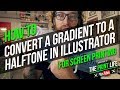 How to Convert a Gradient to a Halftone in Adobe Illustrator with Accurip for Silk Screen Printing