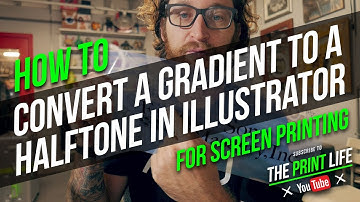 How to Convert a Gradient to a Halftone in Adobe Illustrator with Accurip for Silk Screen Printing