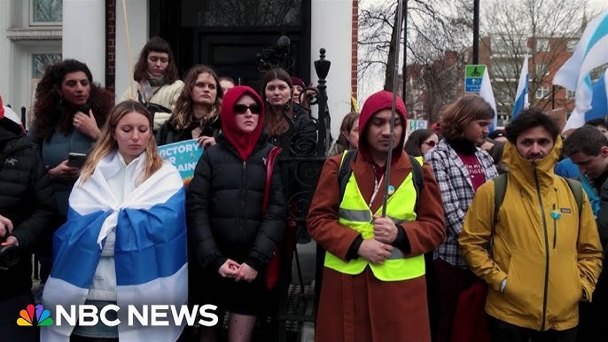 Several Hundred Protest In London Against The War In Ukraine