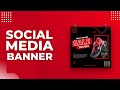 How To Make A Social Media Banner | Canva Tutorial | Designtalk |