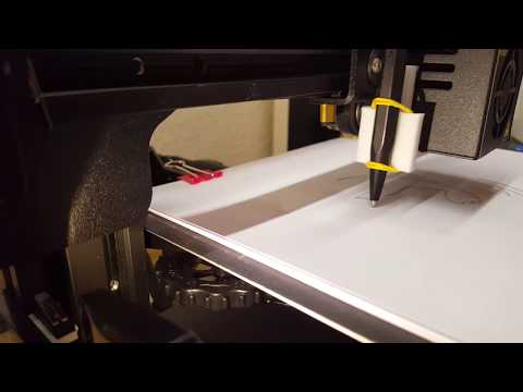 Creality Ender 3 (Pro) 3D Printer Plotter mod pen upgrade