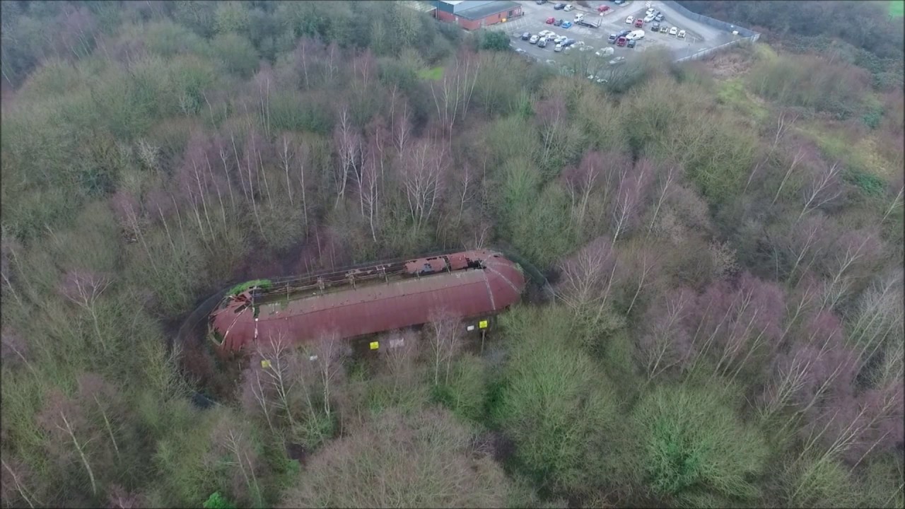 DJI Phantom 3, Ilkeston, Oakwell Brickyard Remains and Surrounding.