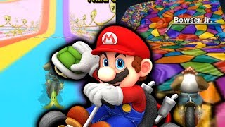 Mario Kart Wii but it's ALL Rainbow Road Tracks!