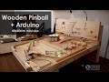 Wooden Pinball + Arduino DIY (40x40cm mini size)