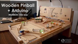 Wooden Pinball + Arduino DIY (40x40cm mini size) screenshot 5