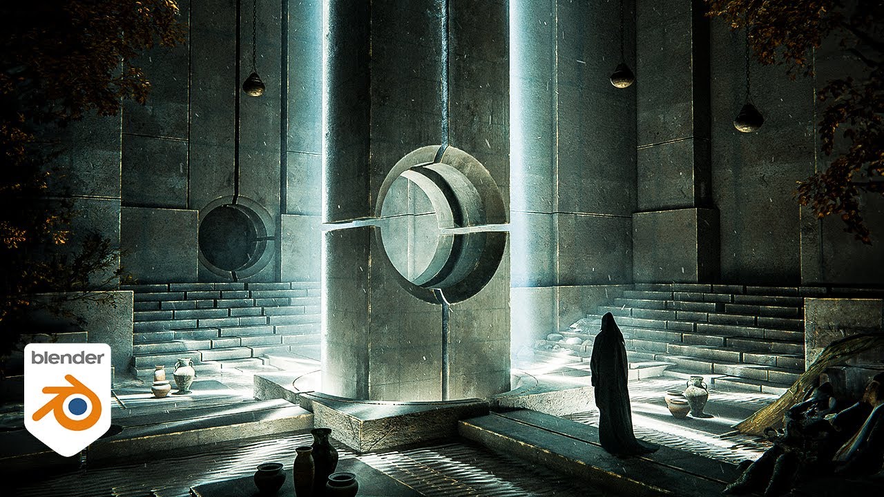 Sci Fi Buildings Blender