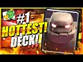 WIN WITH 0% OF YOUR BRAIN!! NEW BEST GOLEM DECK IN CLASH ROYALE!! 🏆