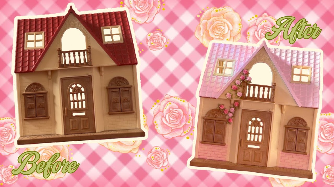 🎨🌈 CUSTOMISING A SYLVANIAN FAMILIES HOUSE 🌈🎨