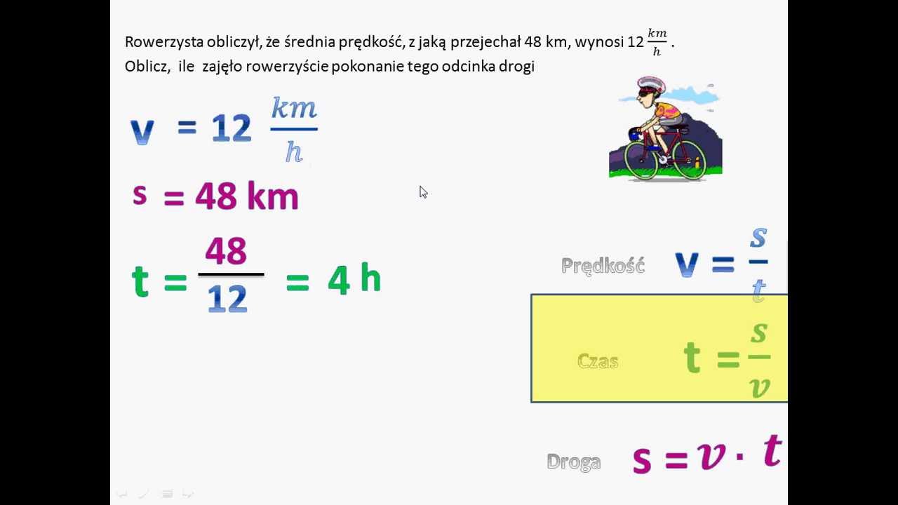 Wzor Na Czas Droge I Predkosc Prędkość Droga Czas Sprawdzian Kl 6 Matematyka Z Plusem - Margaret Wiegel