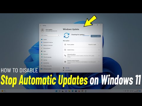 Stop Automatic Updates On Windows 11 | How To Disable automatic Update | Turn Off Auto updates ❌