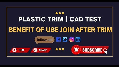 Benefit to use Join cammand after Trim |  Automotive Plastic Trim | CAD Test CATIA V5 |