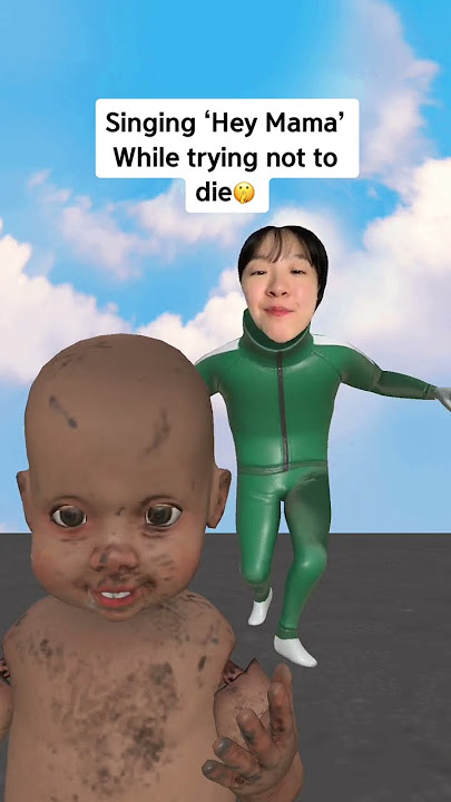 Singing 'Hey Mama' while trying not to die😂