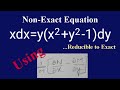xdx=y(x^2+y^2-1)dy #NonExact L608 @MathsPulseChinnaiahKalpana